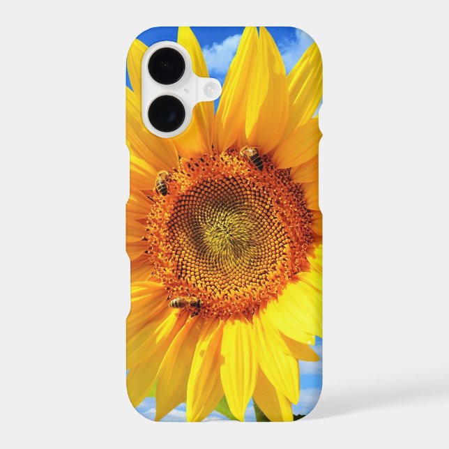 Étui d'iPhone avec tournesol (Verso)