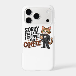 Étui drôle pour amateur de café iPhone 17 Pro