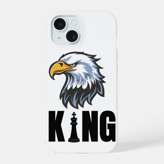 Étui Eagle King pour iPhone 15 Pro Max (Verso)