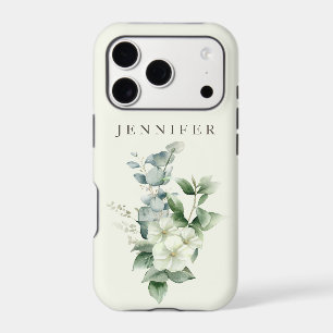 Étui floral personnalisé à l'eucalyptus