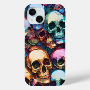 Étui Funky Skull Goth pour iPhone 15 