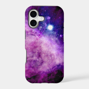 Étui Galaxy iPhone 5/5S Nébuleuse Étoiles Violet R