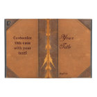 Caisse vintage d'air d'iPad de livre