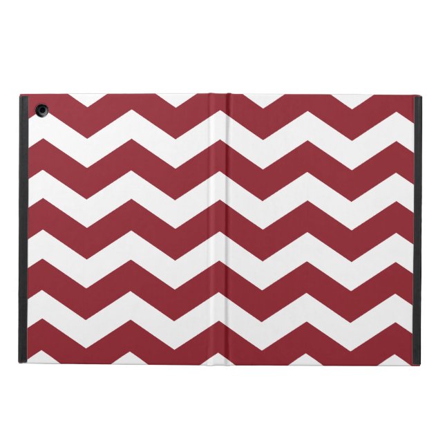 Étui iPad Air Chevron marron (Extérieur)