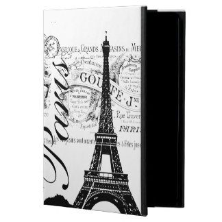 Étui iPad Air Paris vintage et Tour Eiffel