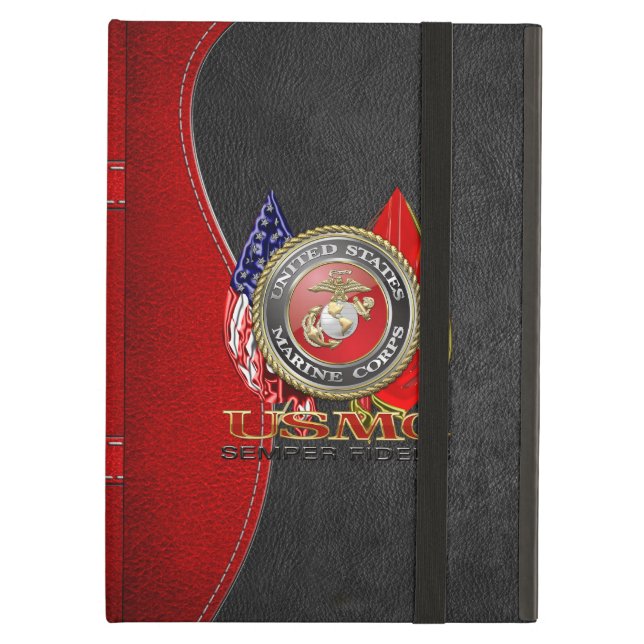 Étui iPad Air Usmc Semper fi [Edition spéciale] [3D] (Devant fermé)