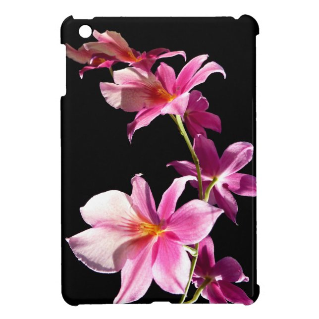 Étui iPad Mini Orchidée rose (Dos)