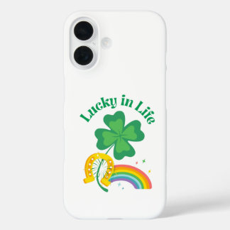 Étui iPhone16 spécial St Patricks Day Chanceux dan