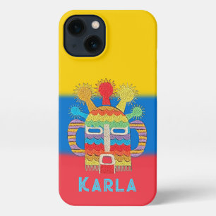 Etui iPhone 13 coque iphone - Diablo Huma, Drapeau de l'Equateur