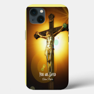 Etui iPhone 13 Coque iphone personnalisé Croix Jésus