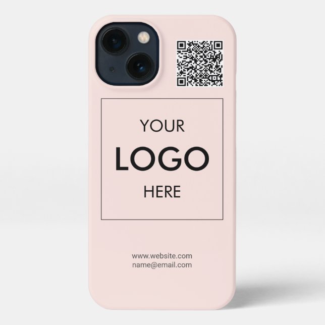 Etui iPhone 13 Logo Code QR coque iphone professionnel profession (Verso)