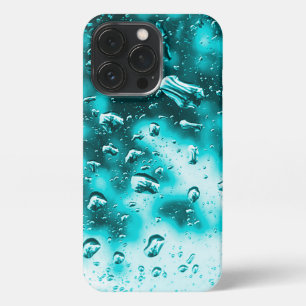 Etui iPhone 13 Pro coque iphone - Art original Raindrop - Aqua