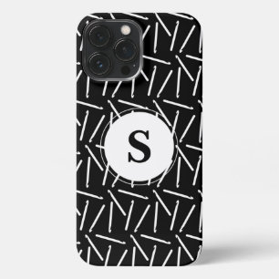 Etui iPhone 13 Pro Max Crochet Hooks Artisanat Monogramme coque iphone fo