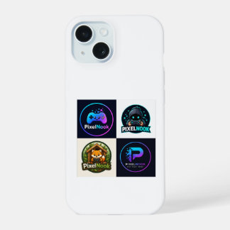 Étui iPhone 15 Badges de Rétro Gaming | C Téléphon