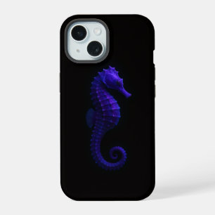 Étui iPhone 15 Case-Mate Black 4 Luxe, hippocampe