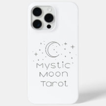 Étui iPhone 15 Tarot Lune Mystique Minimaliste