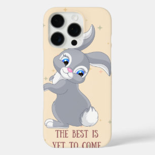 Étui iPhone 16 Pro 'Lapin Mignon' Inspirant