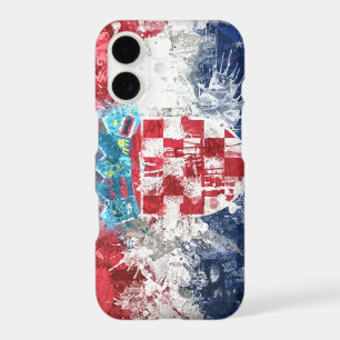 Étui iPhone 17 Drapeau Croate avec Patrimoine Nati