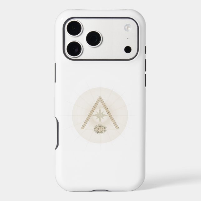 Étui iPhone 17 Œil Abstrait Minimaliste – Symboliq (Verso)