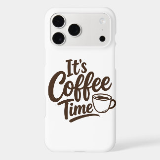 Étui iPhone 17 Pro Max Life Is Coffee Time