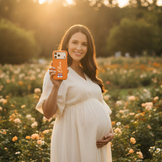 Étui iPhone 17 Pro Max personnalisé au nom de bébé