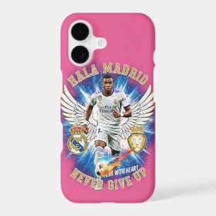 Étui iPhone 17 Rose Hala Madrid Ne Jamais Abandonn