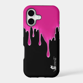Étui iPhone 5 rose chaud dégoulinant