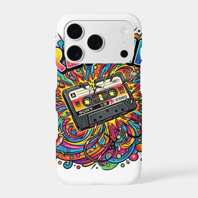 Étui iPhone à cassette liquide explosant (Verso)