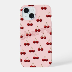 Étui iPhone à motif cerise
