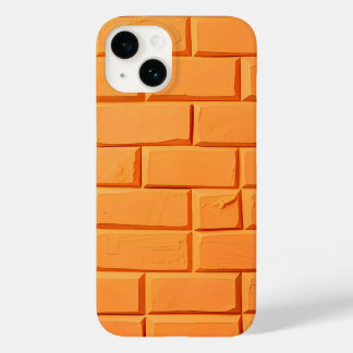 Étui iPhone à motif de brique orange Style audacie