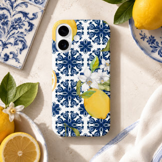 Étui iPhone à motif de carreaux de la côte d'Amalf