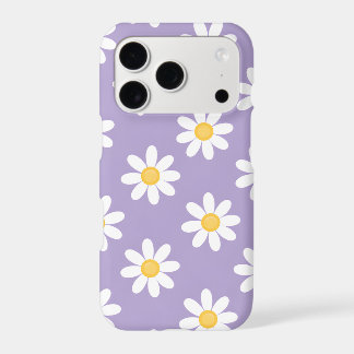 Étui iPhone à motif de marguerite lavande