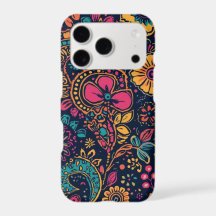Étui iPhone à motif floral paisley