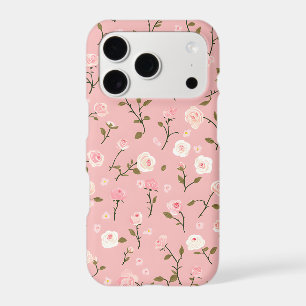 Étui iPhone à motif floral Pink Ditsy Coquette v