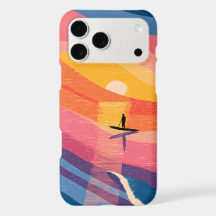 Étui iPhone Abstract Paddle Board Sunset Wrap