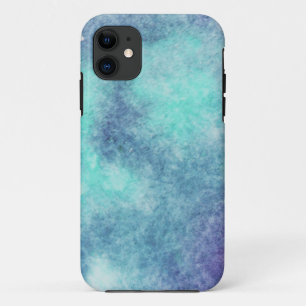 Étui iPhone aquarelle moderne teinte et violet