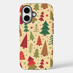 Étui iPhone arbre de Noël festif