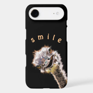 Étui iPhone Autruche Drôle Sourire - Choisissez la