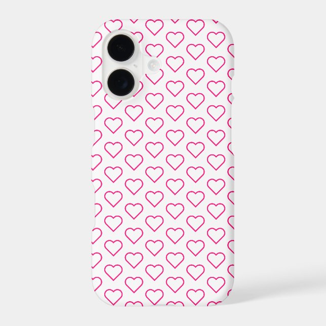 Étui iPhone avec cœurs (Verso)