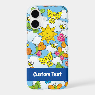 Étui iPhone avec fond de bébés animaux
