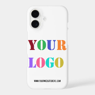 Étui iPhone avec logo et texte personnalisés de l'