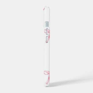 Étui iPhone avec nœud rose