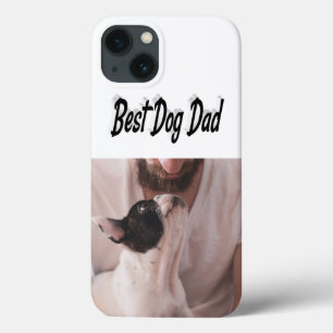 Étui iPhone avec photo et texte noir pour papa de