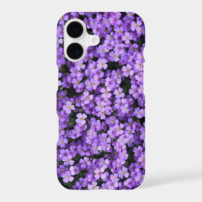 Étui iPhone avec violettes (Verso)