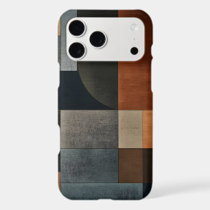 Étui iPhone Bauhaus Terreux à motifs géométriques