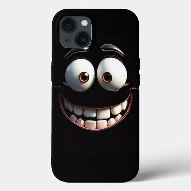 Étui iPhone Big Grin Blackout (Verso)