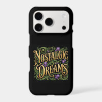 Étui iPhone Black Nostalgic Dreams