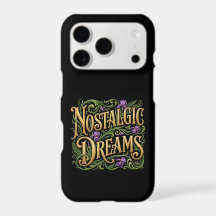 Étui iPhone Black Nostalgic Dreams