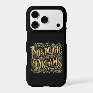 Étui iPhone Black Nostalgic Dreams