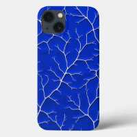 Étui iPhone Branche d'Arbre Klein Blue
